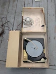 Vintage Silvertone Syntronic Suitcase Record Player Model 9243 - 78 45 & 33 Rpm. Fixed Price $44.93.