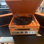 Pyle PLTT82BTOR Orange Bluetooth Belt Drive Record Player Turntable 33/45/78 Rpm. Fixed Price $37.00.