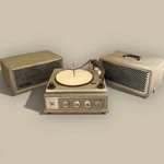 Vtg Voice Of Music Record Player Convertible Speaker Case Parts Mcm Model VM-357. Fixed Price $254.99.