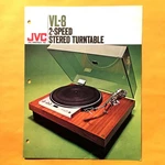 Genuine Jvc VL-8 Stereo Turntable Brochure Original. Fixed Price $14.95.