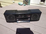 Vintage 1990S Fisher PH-W801 Boombox Stereo Dual Cassette-am-fm Radio Works Read. Fixed Price $99.00.