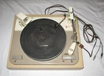 Garrard Laboratory Type Turntable & Wood Plinth Base Largely Complete No Cover. Fixed Price $100.00.