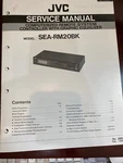 Jvc SEA-RM20BK SEARM20BK Eq Repair Service Manual From The Usa **original**. Fixed Price $26.99.