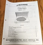 Mitsubishi LT-4 Turntable Service Manual Original. Fixed Price $8.50.