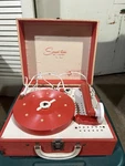Vintage Spear-tone Record Player By Lionel Two Speed 50S-60S Pluge And Spins. Fixed Price $60.00.