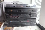 Vtg Sanyo Stereo Music System GXT848U Main Unit -phono Tape Radio-no Speakers. Fixed Price $115.00.