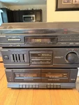 Panasonic SG-HM22 Everything Tested And Working Cassette Turntable Am/fm. Fixed Price $65.00.