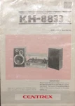 Centrex (pioneer) Cassette Am/fm Stereo Music System KH-8833 Owner's Manual, Vg+. Fixed Price $29.00.