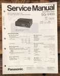 Panasonic SG-V400 Stereo Service Manual *original*. Fixed Price $14.97.