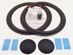 Jbl L166A 12" Foam Kit - Woofer Speaker Repair W/ Shims & Dust Caps!. Fixed Price $35.95.