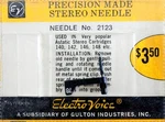 Nos Electro-voice 2123 Needle Blister Pack Card For Astatic 140 142 146 148. Fixed Price $10.99.