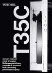 Harman Kardon T-35-C Turntable Owners Manual. Fixed Price $22.24.