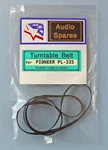 Turntable Belt For Pioneer Model: PL-335 , PL335. Fixed Price $18.55.