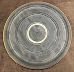 Technics SL-23 Turntable Parts Platter & Rubber Mat With Ring. Fixed Price $24.95.