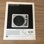 GRAM173 Magazine Advert 11X8 Goldring-lenco GL58 Turntable. Fixed Price $12.09.