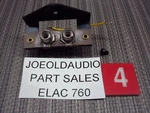 Elac Benjamin Turntable Rca Jack Panel. Tested. Parting Out Entire 760.. Fixed Price $15.99.