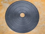 Rare Used Thorens Td 124 Mk Ii / 224 135 & 121 Rubber Mat. Fixed Price $45.00.