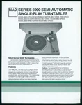 1979 Nad Series 5000 5020 5040 5080 Turntables Hifi Stereo Audio Dealer Brochure. Fixed Price $16.99.