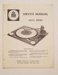 Bsr UA25 Series Turntable Service Manual. Better Sound Reproductions UA-25. Fixed Price $14.99.