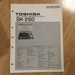 Original Toshiba Service Manual For Sp Sr Model Turntables Select One. Fixed Price $10.98.