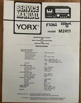 Yorx M2411 Stereo Am Fm Cassette Recorder Player Service Manual. Fixed Price $14.94.