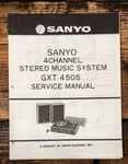 Sanyo Gxt 4505 Stereo Service Manual *original*. Fixed Price $19.97.
