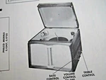 Philco C-1347 & C-1755 Phonograph Record Player Photofact. Fixed Price $6.50.