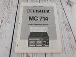 Fisher MC-714 Audio Component System Service Manual W/wiring Diagram. Fixed Price $10.61.