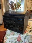 Montgomery Ward Turn Table And Dual Cassette Deck Model JSA63147. Fixed Price $200.00.
