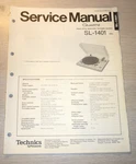 Original Technics SL-1401 20 Page Service Manual W/ Schematics Not Copy. Fixed Price $32.99.