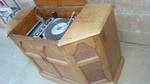 Vintage Montgomery Ward Airline GHJ-2438B Console Record Player/am-fm Radio. Fixed Price $247.50.