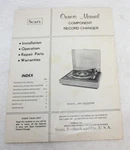 Sears Roebuck Model 257.94282500 Record Changer Owners Manual 6 Page Fold-out. Fixed Price $5.99.