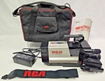 1987 Rca Cpr 300 Pro Wonder Video Vhs Camcorder With Coastar Padded Bag. Fixed Price $50.00.