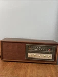 Vintage Magnavox 2FM035 Tabletop Stereo Radio Walnut Finish With Speaker Works 1. Fixed Price $129.00.