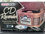 Crosley CR247-PA Vinyl Cd Recorder Cassette Tape Radio Fm Am New. Fixed Price $212.49.