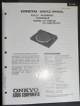 Onkyo CP-1140F Kl Turntable Service Manual Original. Fixed Price $29.99.