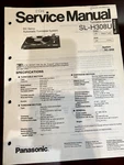 Panasonic SL-H308U SLH308U Turntable Service Manual From The Usa **original**. Fixed Price $19.99.