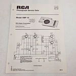 Vintage Rca Phonograph Service Data Vmp 14 File 1969 24 Record Player. Fixed Price $14.95.