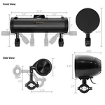 Waterproof Bluetooth Motorcycle Stereo 8 Speakers MP3 Audio Music System Radio. Fixed Price $328.00.