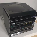Vintage Yorx Newave Compact Stereo Record Player Model FM2100UA Working As Is. Fixed Price $37.47.