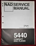 **original** Nad 5440 Cd Player Service Manual. Fixed Price $15.00.
