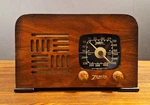 Old Antique Wood Zenith Vintage Tube Radio Converted Bluetooth Speaker. Fixed Price $295.00.