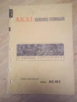 Akai Service Manual/parts List AC-M2 Tape Deck Receiver Original Repair. Fixed Price $14.98.