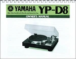 Yamaha YP-D8 Turntable Owners Manual. Fixed Price $13.95.