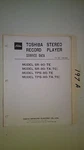 Toshiba SR-80 Tps Service Manual Original Repair Book Stereo Turntable. Fixed Price $49.99.