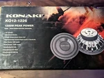 Open Box Konaki Audio KO12-1226 12" 1200 Watt Max Power Dual 4 Ohm Car Subwoofer. Fixed Price $19.99.