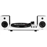 Gemini TT-900BW Vinyl Turntable W/bluetooth And Dual Stereo Speakers Black/white. Fixed Price $149.95.