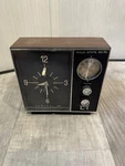 Vintage Admiral Clock Radio Wood Grain Solid State Am / Fm Tested Model CRF-111. Fixed Price $85.00.