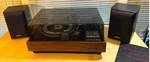 Sylvania Record Player, Serviced Garrard Changer 2025TC Pickering Cart. Fixed Price $450.00.