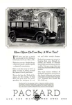 1926 Packard: How Often Do You Buy War Tax Vintage Print Ad. Fixed Price $7.50.